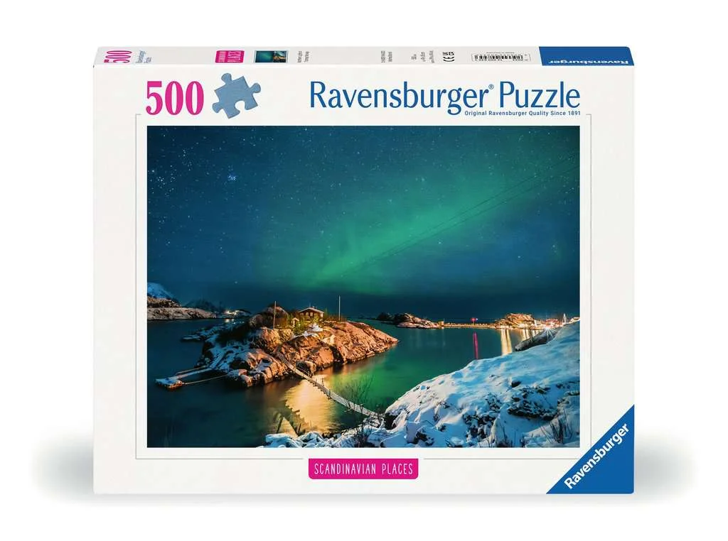 Lumières du nord, Tromsø, Norvège (Puzzle Highlight, Scandinavian) – Image 2