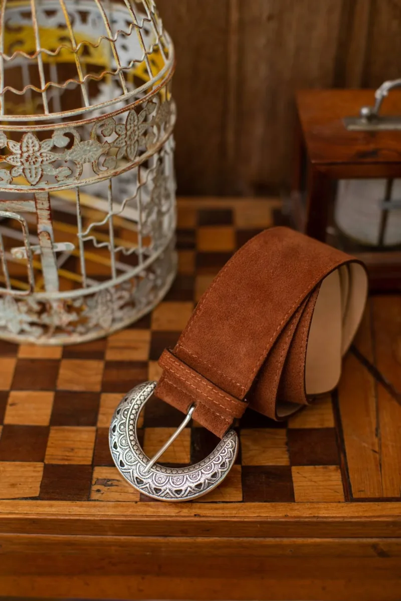 CEINTURE EN CUIR SOLANGE COLORE – Image 4